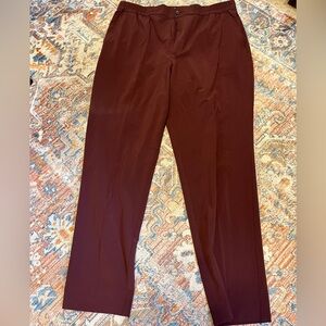Banana Republic burgundy pull on pants, size M
